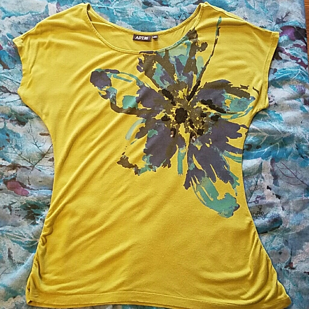 Lime Green Apt 9 Blouse